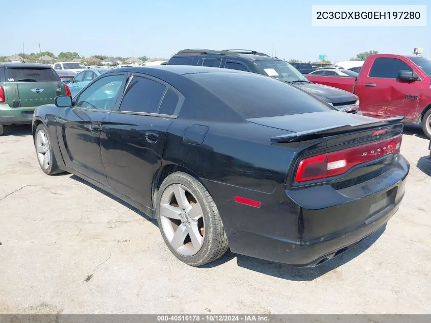 2014 Dodge Charger Se VIN: 2C3CDXBG0EH197280 Lot: 40516178