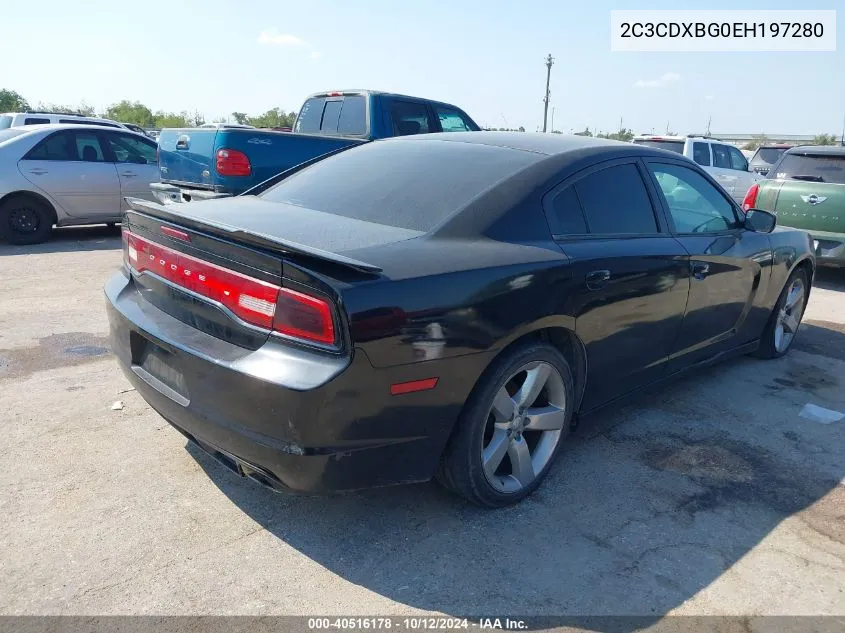 2014 Dodge Charger Se VIN: 2C3CDXBG0EH197280 Lot: 40516178