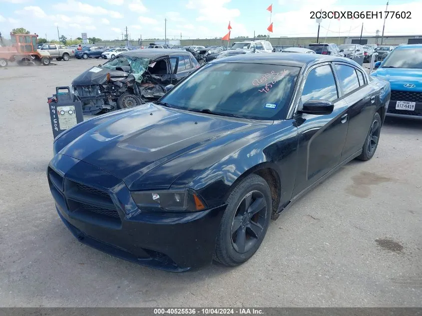 2014 Dodge Charger Se VIN: 2C3CDXBG6EH177602 Lot: 40525536