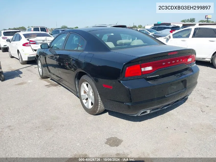 2014 Dodge Charger Se VIN: 2C3CDXBG3EH299897 Lot: 40526726