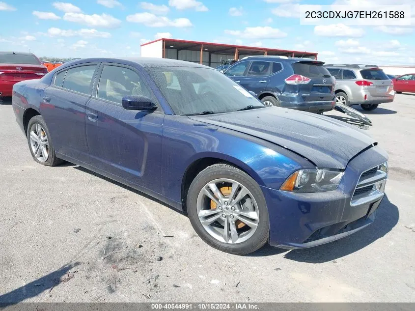 2014 Dodge Charger Sxt Plus VIN: 2C3CDXJG7EH261588 Lot: 40544991