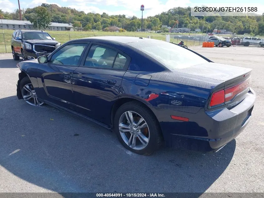 2014 Dodge Charger Sxt Plus VIN: 2C3CDXJG7EH261588 Lot: 40544991