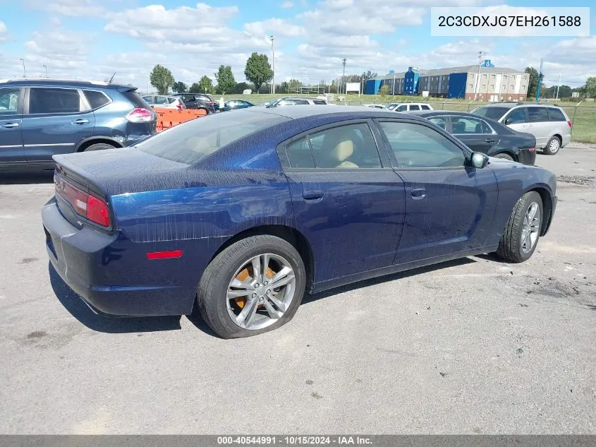 2C3CDXJG7EH261588 2014 Dodge Charger Sxt Plus