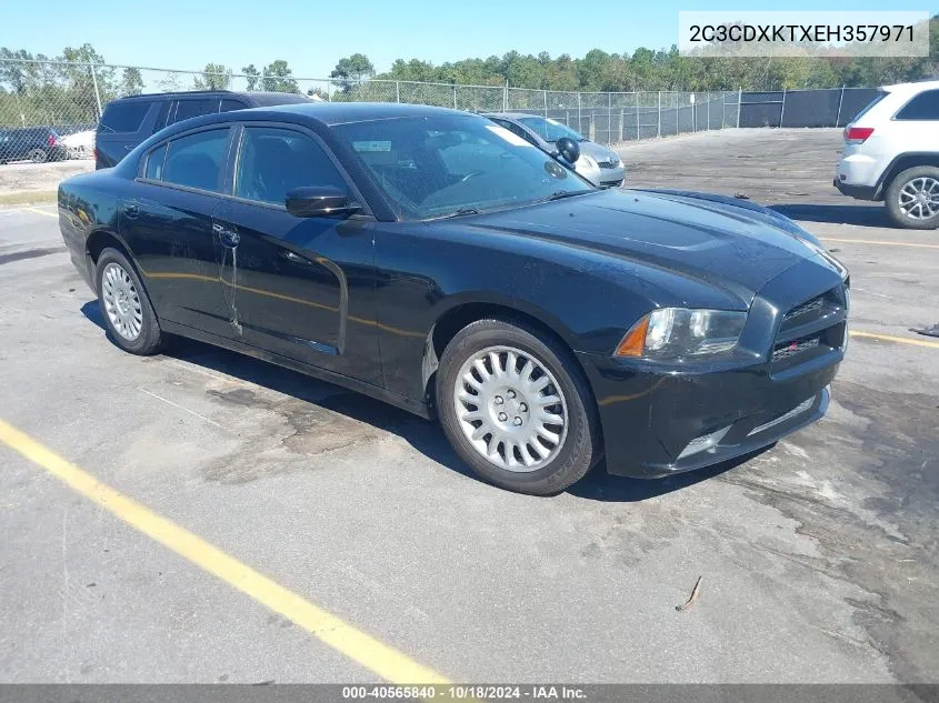 2014 Dodge Charger Police VIN: 2C3CDXKTXEH357971 Lot: 40565840