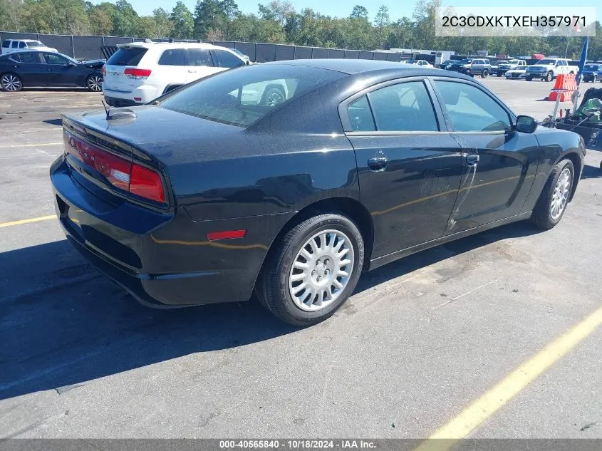 2014 Dodge Charger Police VIN: 2C3CDXKTXEH357971 Lot: 40565840