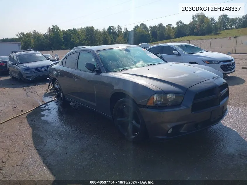 2014 Dodge Charger R/T Max VIN: 2C3CDXCT2EH248337 Lot: 40597754