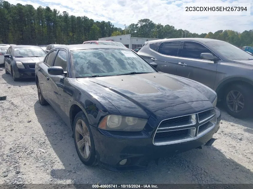 2014 Dodge Charger Sxt VIN: 2C3CDXHG5EH267394 Lot: 40605741