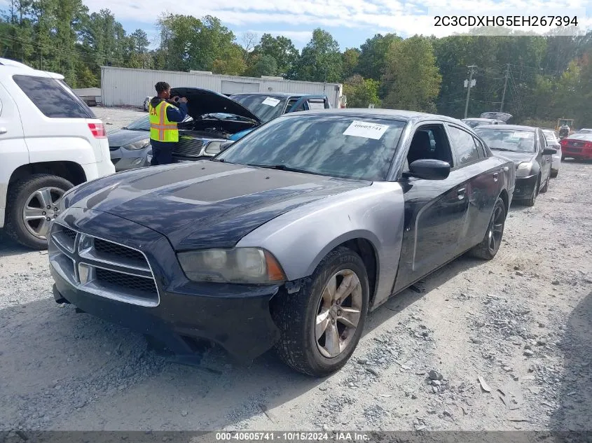 2014 Dodge Charger Sxt VIN: 2C3CDXHG5EH267394 Lot: 40605741