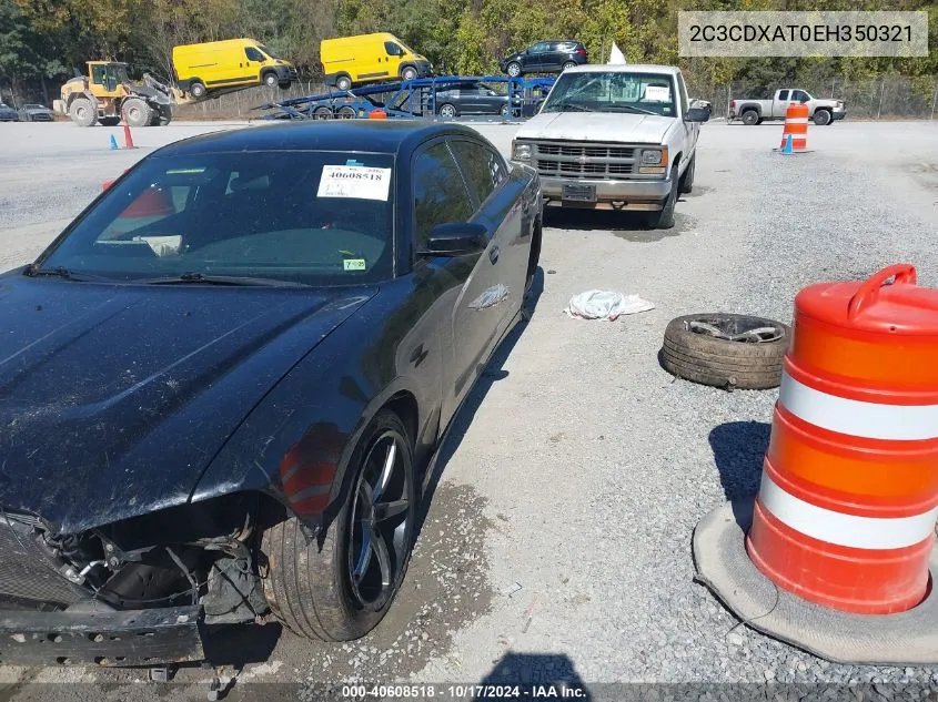 2014 Dodge Charger Police VIN: 2C3CDXAT0EH350321 Lot: 40608518