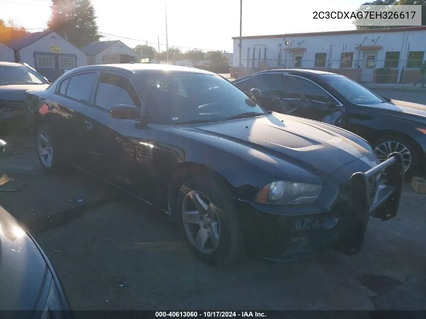 2C3CDXAG7EH326617 2014 Dodge Charger Police