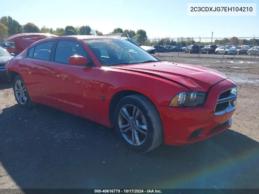 2C3CDXJG7EH104210 2014 Dodge Charger Sxt