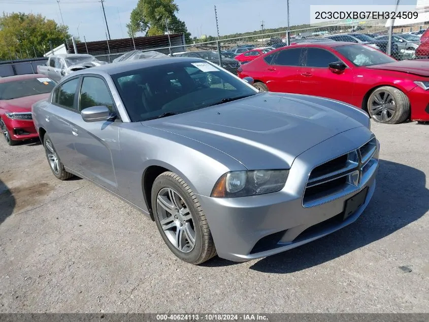 2C3CDXBG7EH324509 2014 Dodge Charger Se