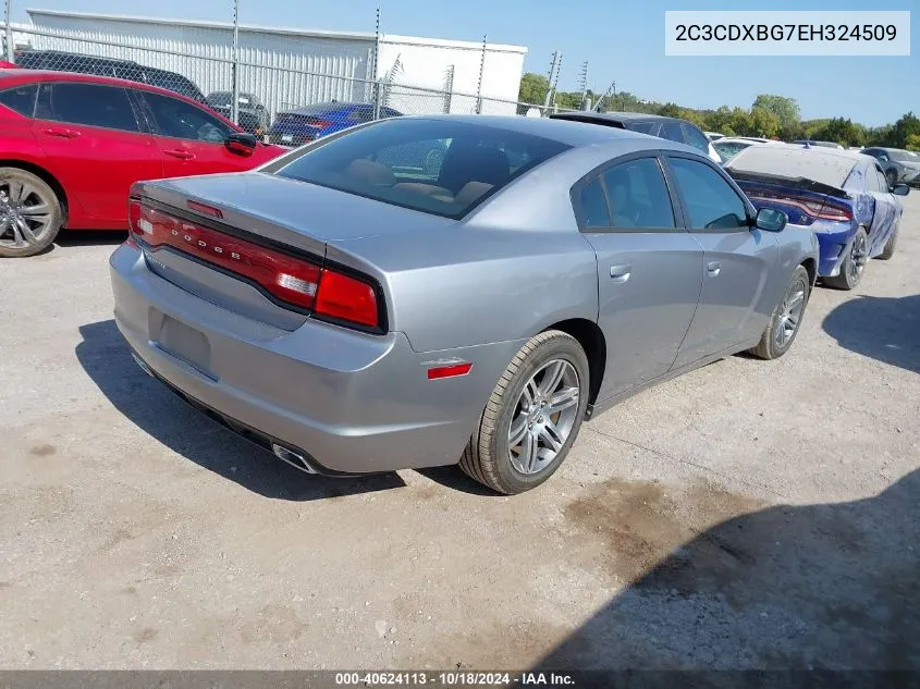 2014 Dodge Charger Se VIN: 2C3CDXBG7EH324509 Lot: 40624113