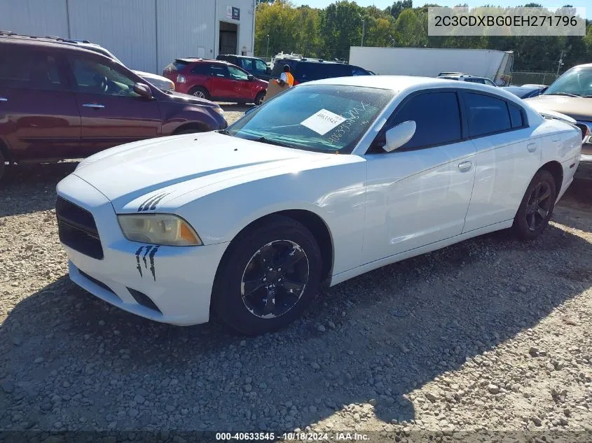 2014 Dodge Charger Se VIN: 2C3CDXBG0EH271796 Lot: 40633545