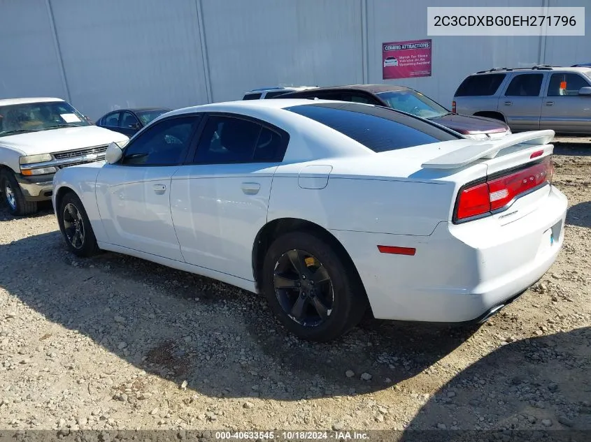 2014 Dodge Charger Se VIN: 2C3CDXBG0EH271796 Lot: 40633545