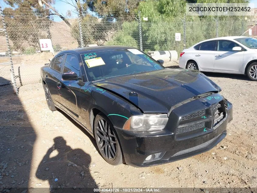 2014 Dodge Charger R/T VIN: 2C3CDXCT0EH252452 Lot: 40643726