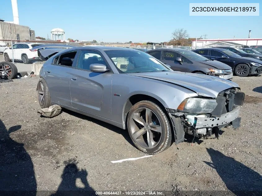 2014 Dodge Charger Sxt 100Th Anniversary VIN: 2C3CDXHG0EH218975 Lot: 40644427