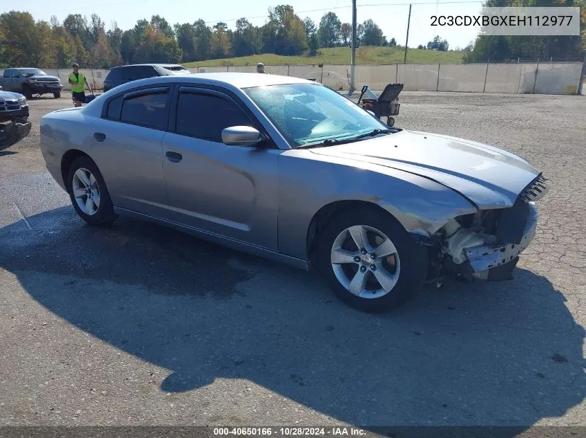 2014 Dodge Charger Se VIN: 2C3CDXBGXEH112977 Lot: 40650166