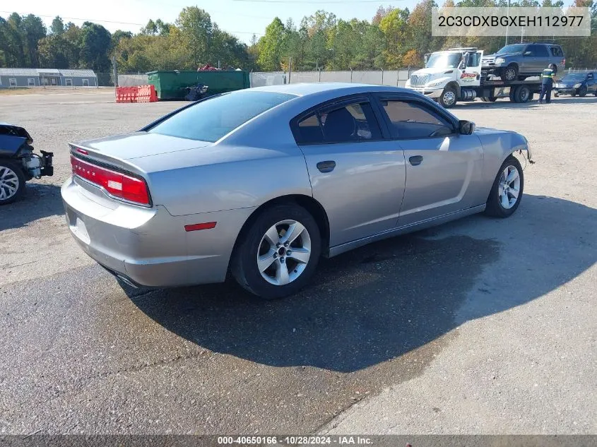 2014 Dodge Charger Se VIN: 2C3CDXBGXEH112977 Lot: 40650166