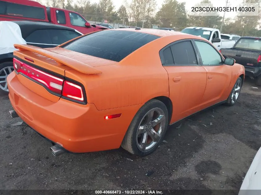 2014 Dodge Charger Sxt VIN: 2C3CDXHG3EH140305 Lot: 40668473