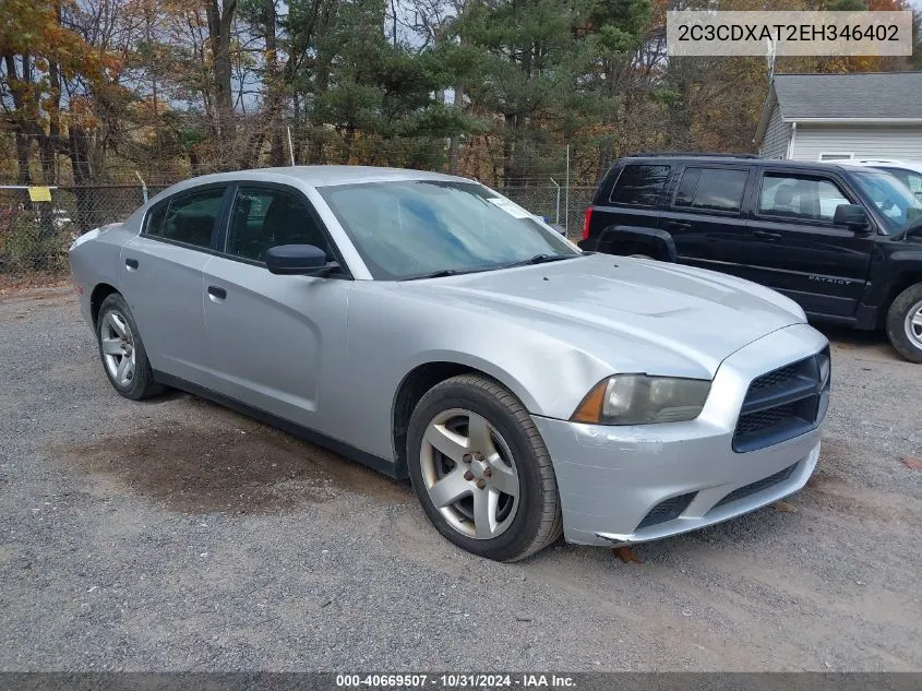 2014 Dodge Charger Police VIN: 2C3CDXAT2EH346402 Lot: 40669507