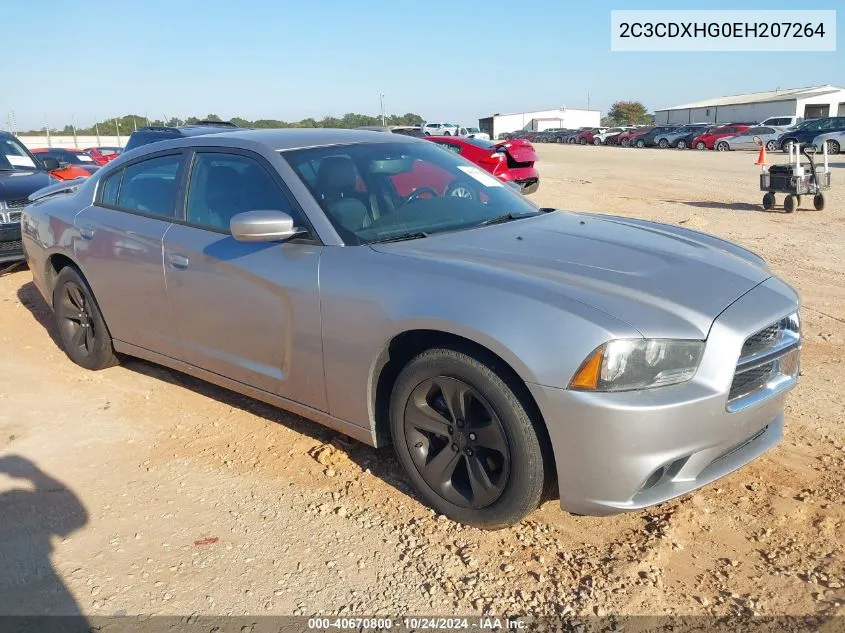 2014 Dodge Charger Sxt Plus VIN: 2C3CDXHG0EH207264 Lot: 40670800