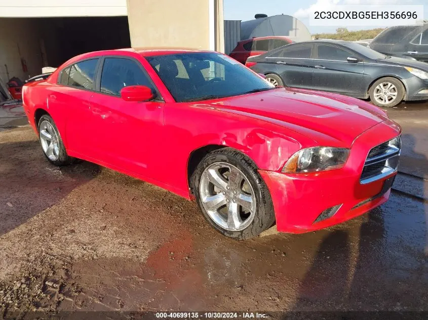 2014 Dodge Charger Se VIN: 2C3CDXBG5EH356696 Lot: 40699135