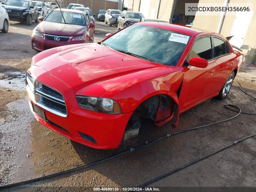 2014 Dodge Charger Se VIN: 2C3CDXBG5EH356696 Lot: 40699135