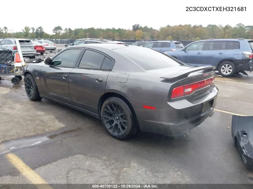 2C3CDXCTXEH321681 2014 Dodge Charger R/T