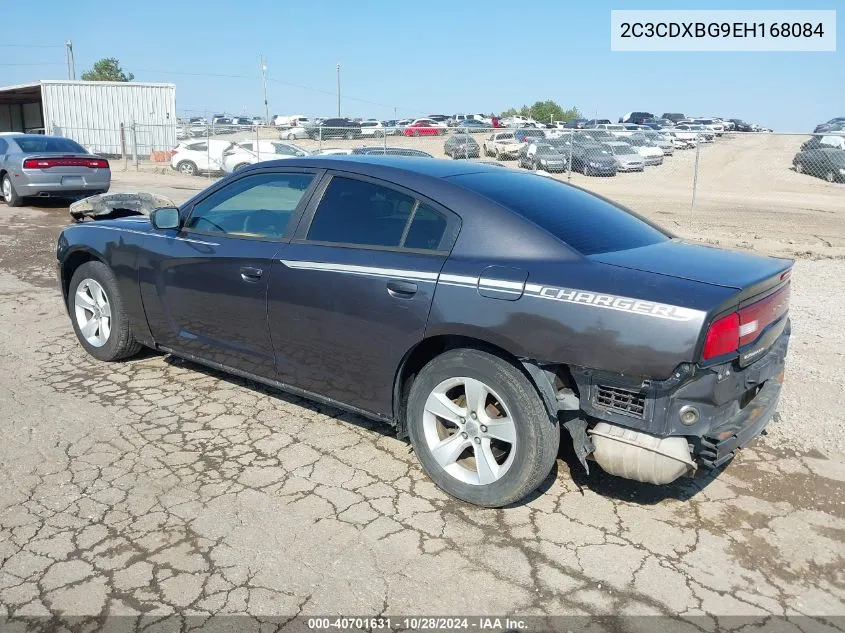 2014 Dodge Charger Se VIN: 2C3CDXBG9EH168084 Lot: 40701631