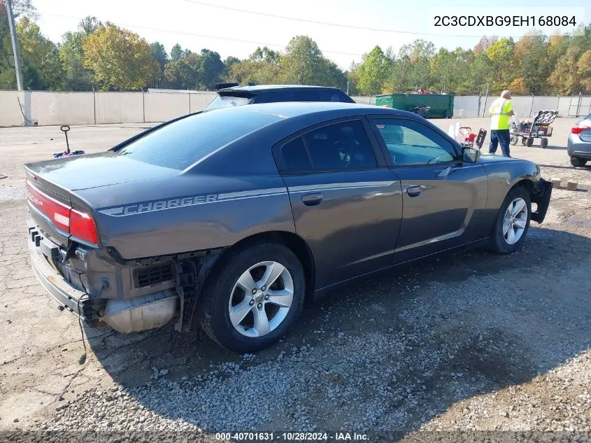 2014 Dodge Charger Se VIN: 2C3CDXBG9EH168084 Lot: 40701631