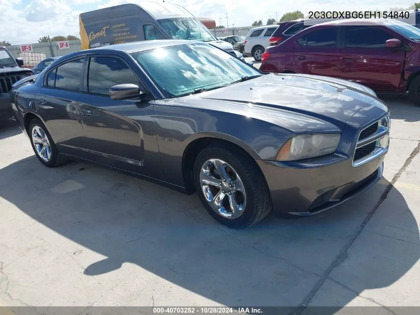 2014 Dodge Charger Se VIN: 2C3CDXBG6EH154840 Lot: 40703252