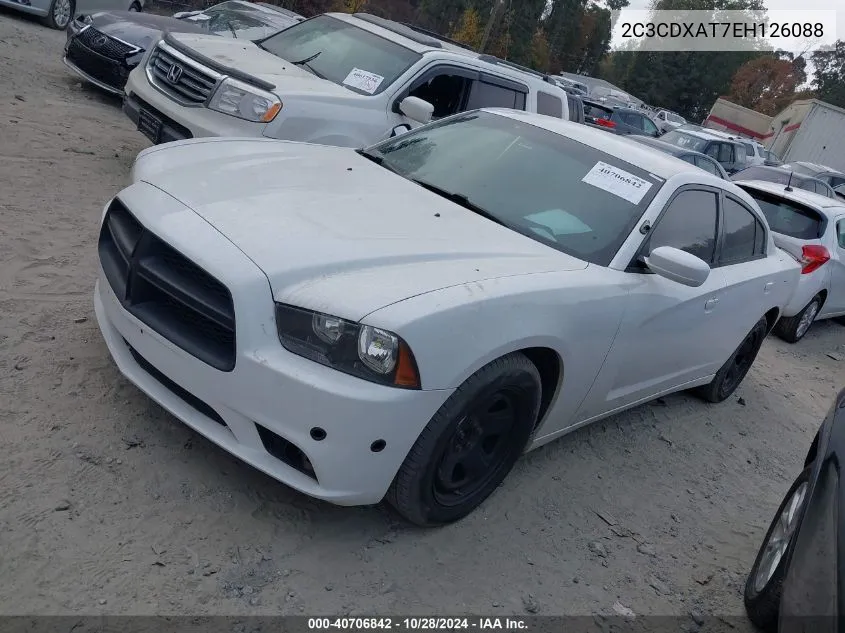 2014 Dodge Charger Police VIN: 2C3CDXAT7EH126088 Lot: 40706842