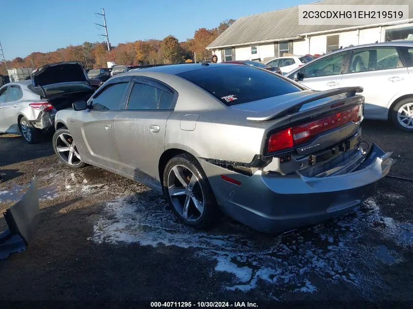 2014 Dodge Charger Sxt 100Th Anniversary VIN: 2C3CDXHG1EH219519 Lot: 40711295