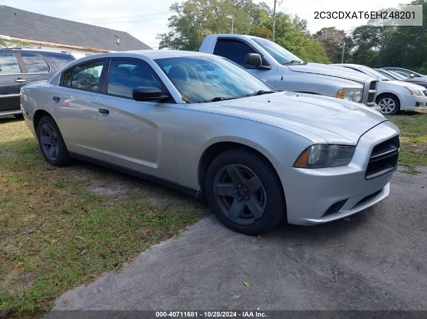 2014 Dodge Charger Police VIN: 2C3CDXAT6EH248201 Lot: 40711681