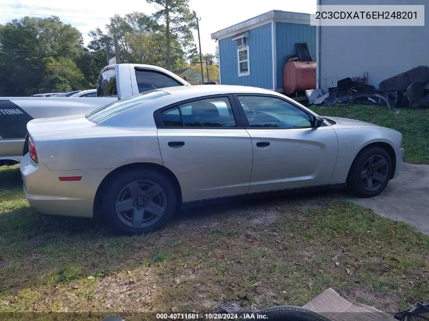 2014 Dodge Charger Police VIN: 2C3CDXAT6EH248201 Lot: 40711681