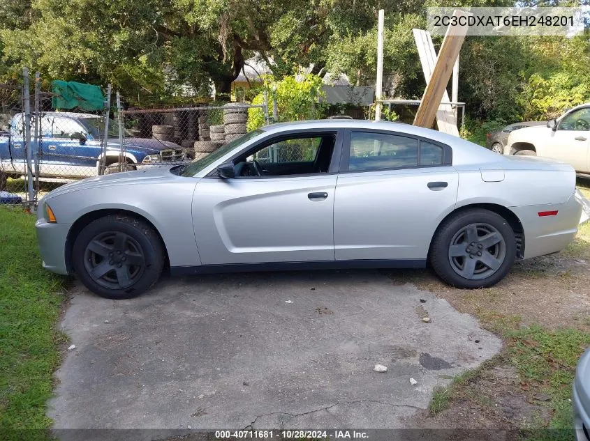 2014 Dodge Charger Police VIN: 2C3CDXAT6EH248201 Lot: 40711681