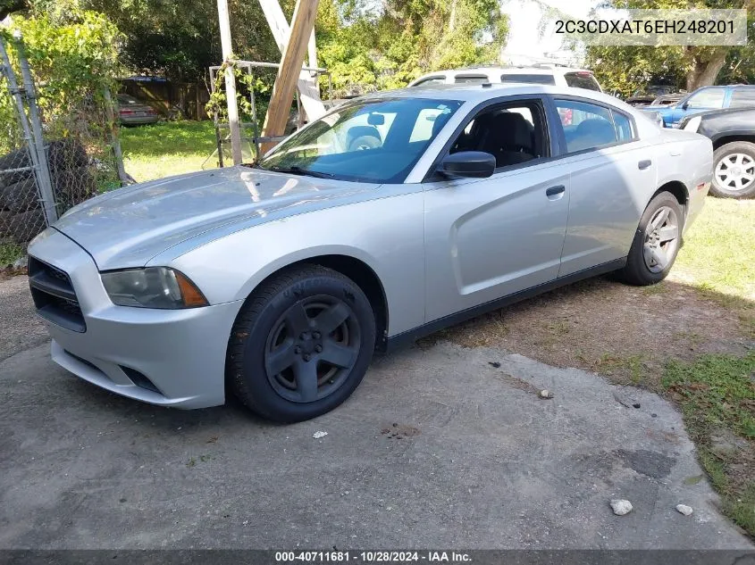 2014 Dodge Charger Police VIN: 2C3CDXAT6EH248201 Lot: 40711681