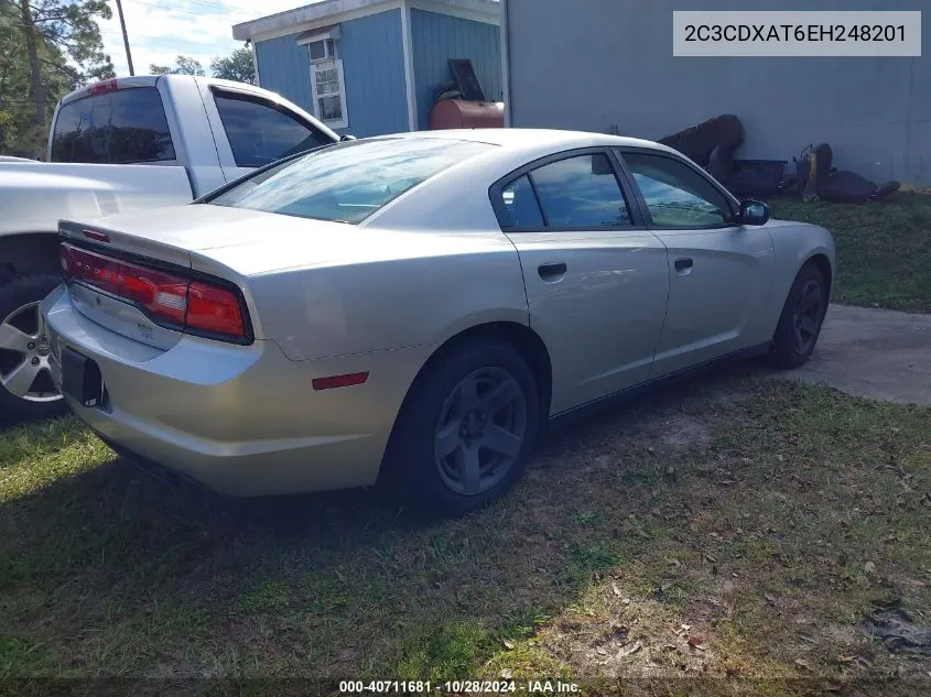 2014 Dodge Charger Police VIN: 2C3CDXAT6EH248201 Lot: 40711681