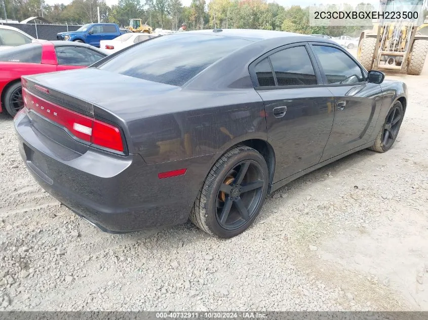 2014 Dodge Charger Se VIN: 2C3CDXBGXEH223500 Lot: 40732911