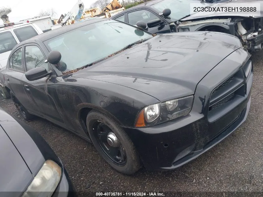 2014 Dodge Charger Police VIN: 2C3CDXAT3EH198888 Lot: 40735781