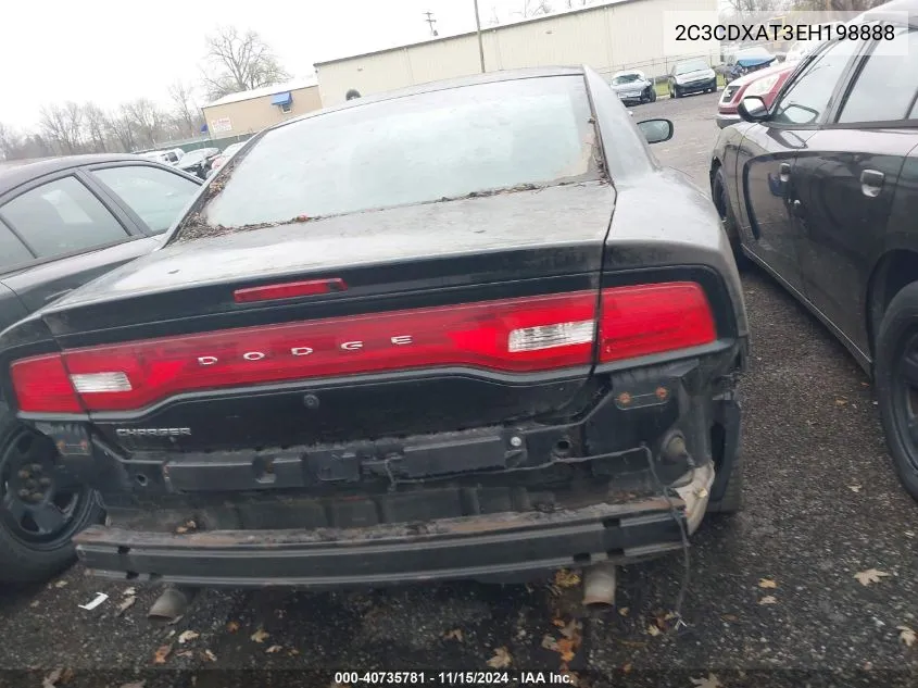 2014 Dodge Charger Police VIN: 2C3CDXAT3EH198888 Lot: 40735781