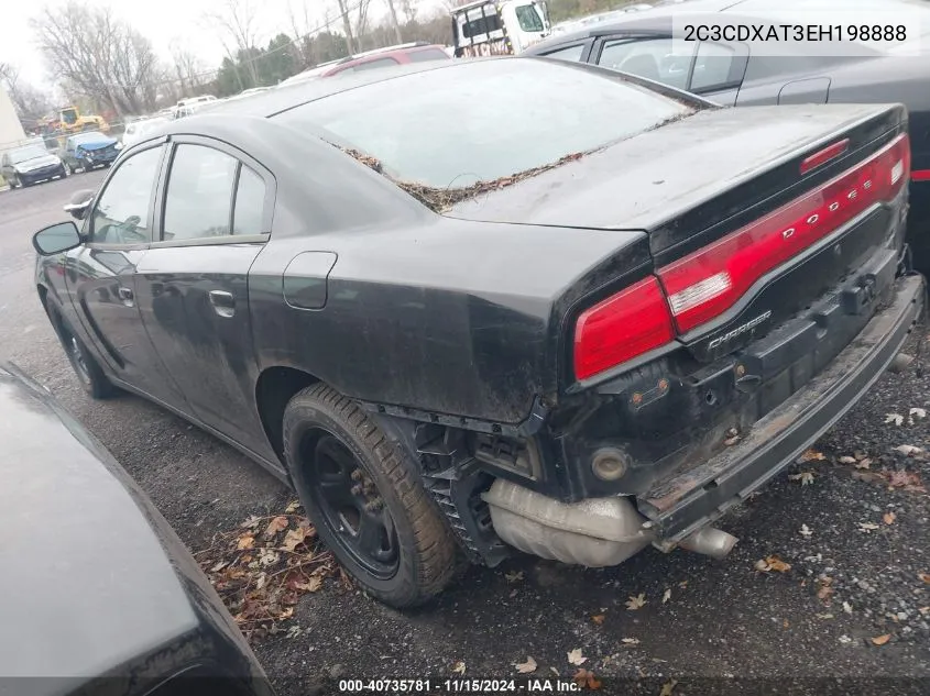 2014 Dodge Charger Police VIN: 2C3CDXAT3EH198888 Lot: 40735781