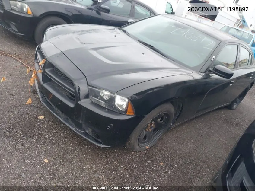 2014 Dodge Charger Police VIN: 2C3CDXAT5EH198892 Lot: 40736104