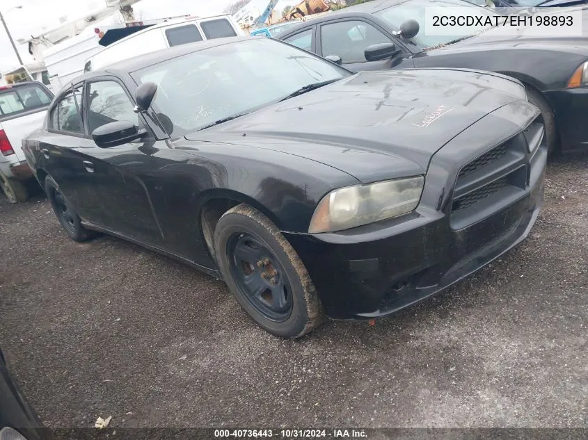 2014 Dodge Charger Police VIN: 2C3CDXAT7EH198893 Lot: 40736443