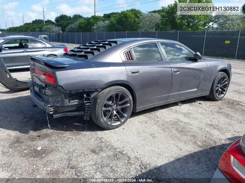 2014 Dodge Charger Se VIN: 2C3CDXBG1EH130882 Lot: 40749183