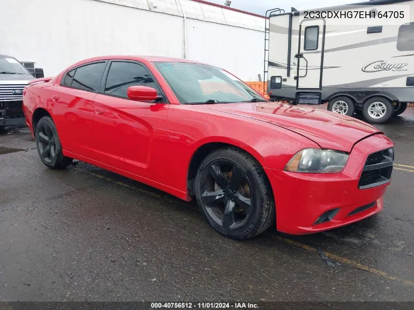 2014 Dodge Charger Sxt VIN: 2C3CDXHG7EH164705 Lot: 40756512