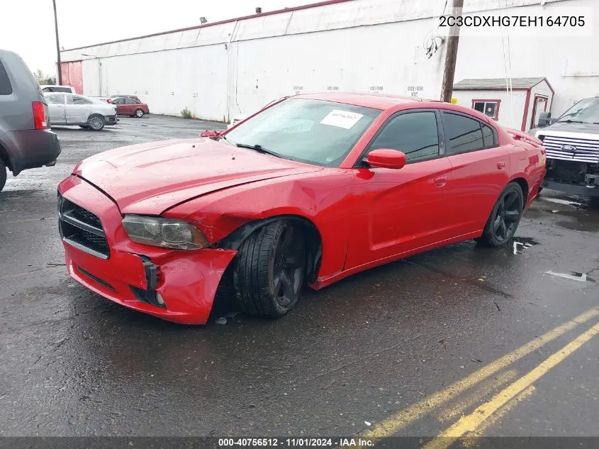 2014 Dodge Charger Sxt VIN: 2C3CDXHG7EH164705 Lot: 40756512