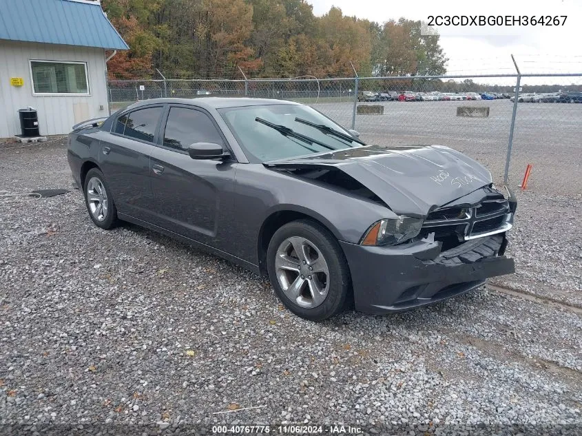 2014 Dodge Charger Se VIN: 2C3CDXBG0EH364267 Lot: 40767775