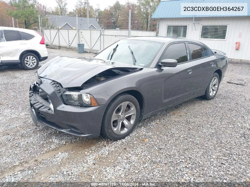 2014 Dodge Charger Se VIN: 2C3CDXBG0EH364267 Lot: 40767775